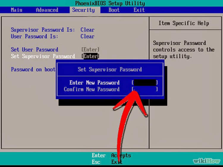 How To Set BIOS Password On A Laptop - Laptop Dapodik